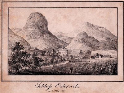 Osterwitz Castle in the Sanntal (Ojstrica near St. Jurij ob Taboru) west of Celje by Joseph Franz Kaiser